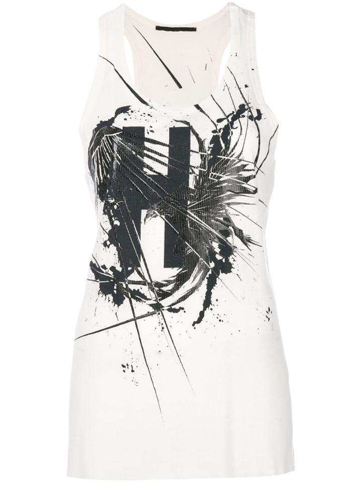 Haider Ackermann Logo Tank Top - White