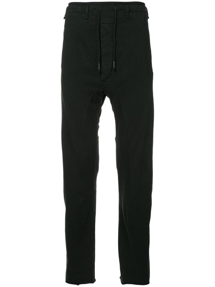 Masnada Slim Sit Track Pants - Black