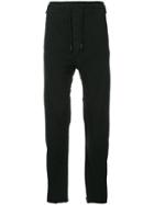 Masnada Slim Sit Track Pants - Black