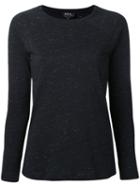 A.p.c. - Long Sleeve Sweater - Women - Cotton/linen/flax/other Fibers - L, Black, Cotton/linen/flax/other Fibers