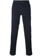 Etro Slim-fit Trousers, Men's, Size: 46, Blue, Cotton/spandex/elastane/polyester