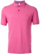 Sun 68 Classic 68 Solid Polo Shirt, Men's, Size: L, Pink/purple, Cotton/spandex/elastane