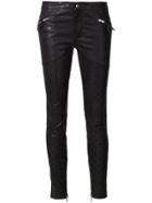 Zoe Karssen Slim Fit Star Print Trousers - Black