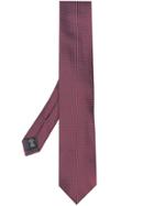 Ermenegildo Zegna Micro Checked Tie - Red