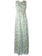 Giamba - Botanical Print Dress - Women - Cotton/polyester - 44, Women's, Green, Cotton/polyester