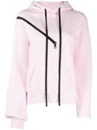 Unravel Project Contrasting Zip Jumper - Pink
