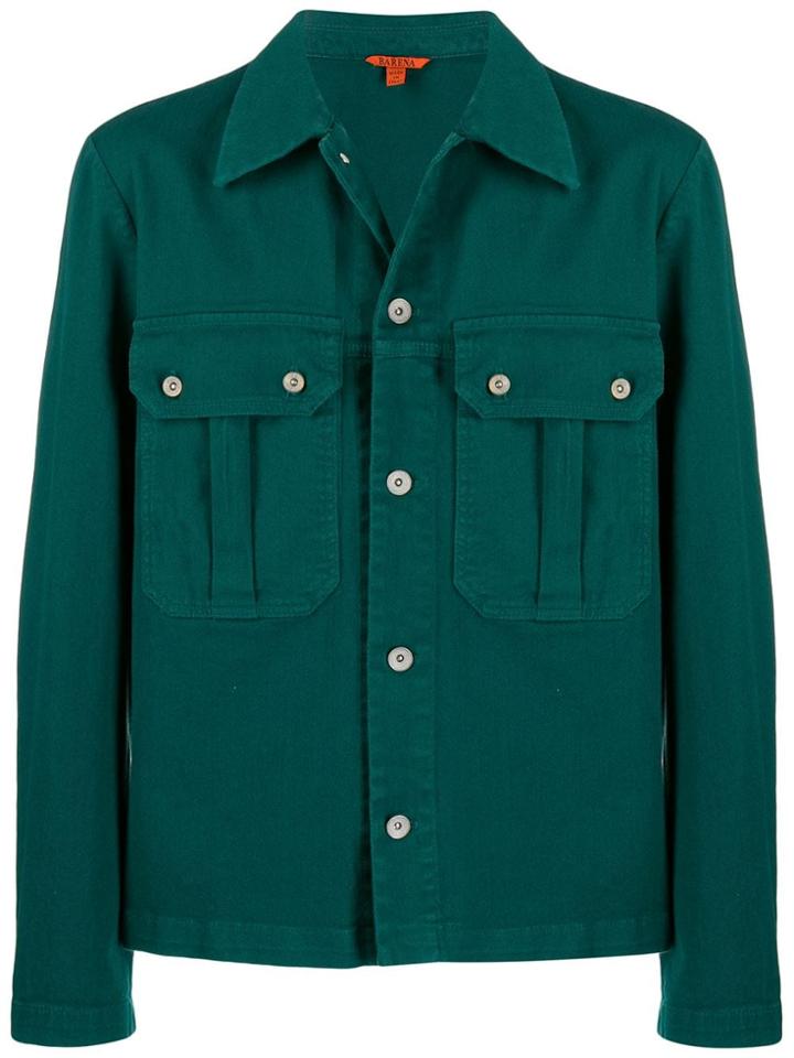Barena Relaxed Shirt Jacket - Green