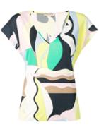 Emilio Pucci Vallauris Print Top - Neutrals