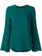 Theory Longsleeved Blouse - Green