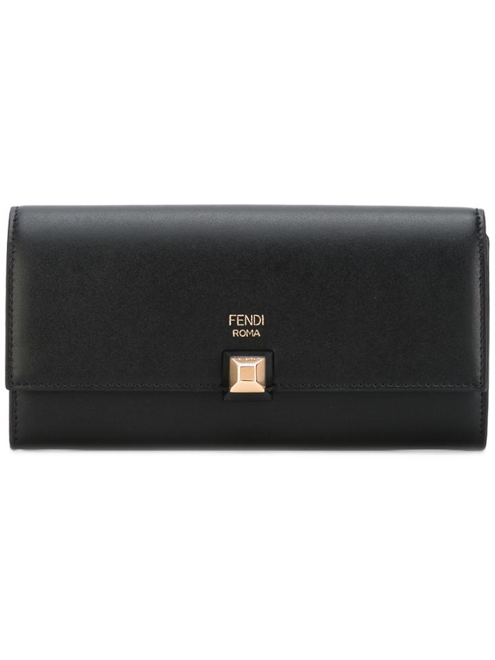 Fendi Medium Continental Purse - Black