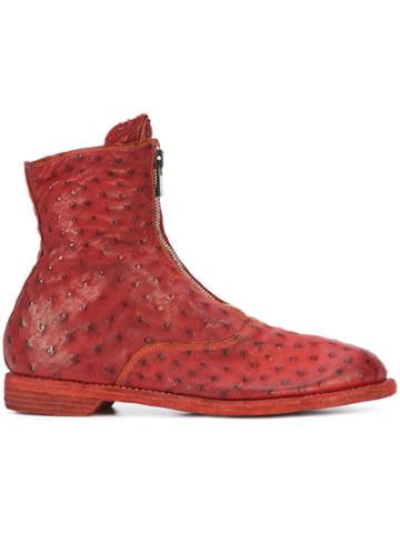Guidi Ankle Boots - Red