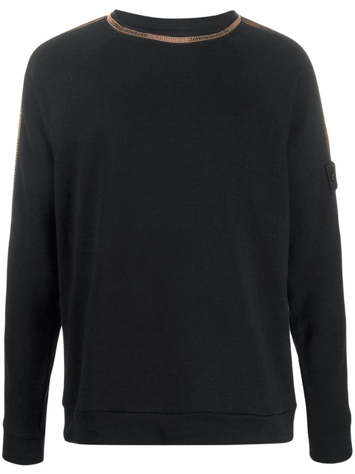 Versace Collection Logo Trim Sweatshirt - Black