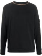 Versace Collection Logo Trim Sweatshirt - Black