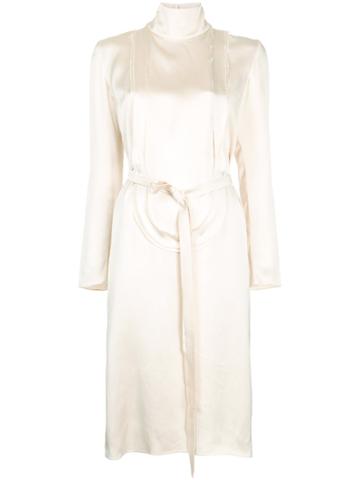 Tatuna Nikolaishvili Mid Length Fitted Dress - White