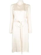 Tatuna Nikolaishvili Mid Length Fitted Dress - White