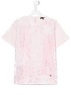 Roberto Cavalli Kids - Leopard Print T-shirt - Kids - Polyester/cotton - 16 Yrs, Pink/purple