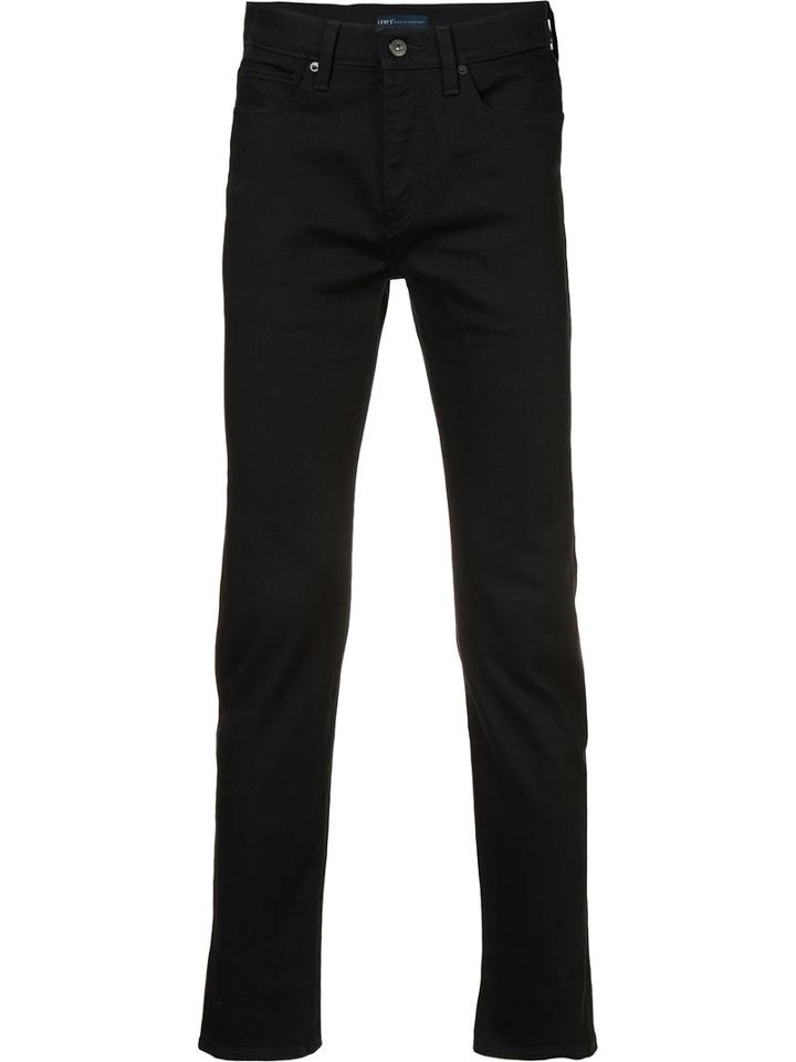 Levi's: Made & Crafted Slim-fit Jeans, Men's, Size: 34/32, Black, Cotton
