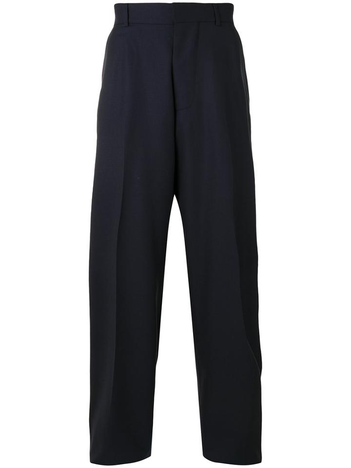 E. Tautz Terry Trousers, Men's, Size: 32, Blue, Virgin Wool/viscose