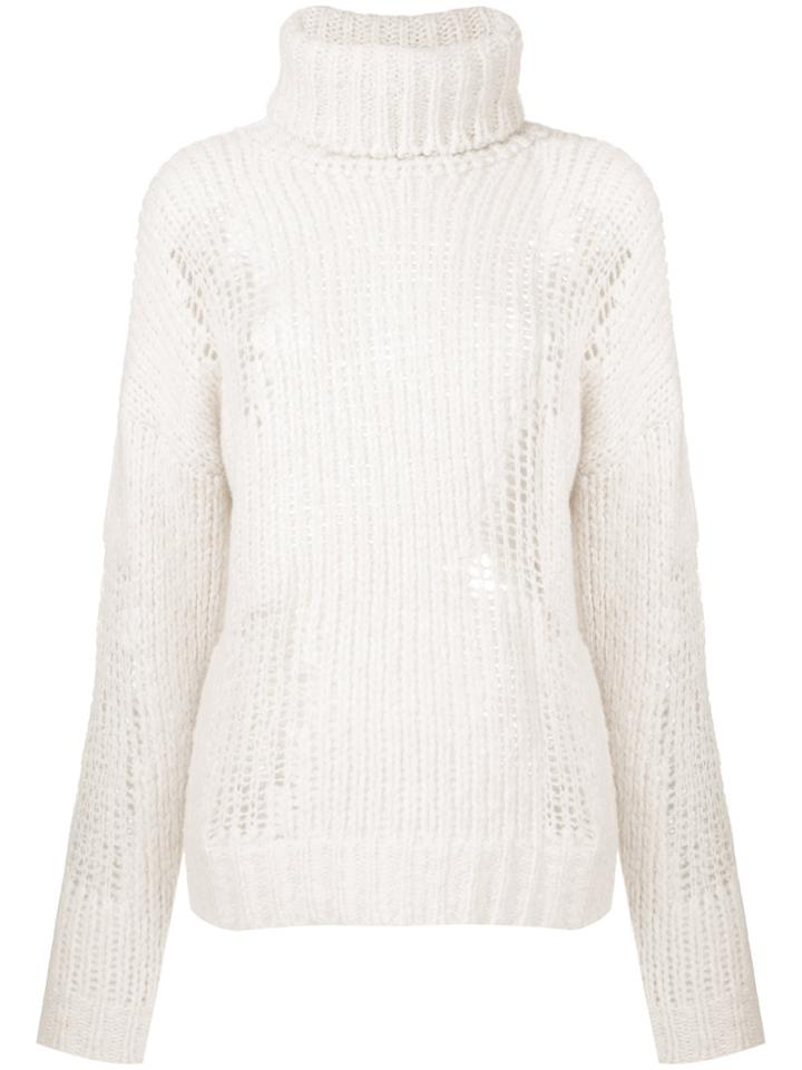 Iro Roll Neck Jumper - Nude & Neutrals