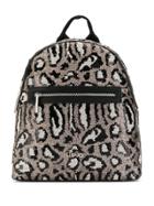 Liu Jo Leopard Print Backpack - Black