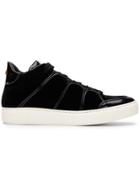 Ermenegildo Zegna Couture Futuristic Shaped Sneakers - Black