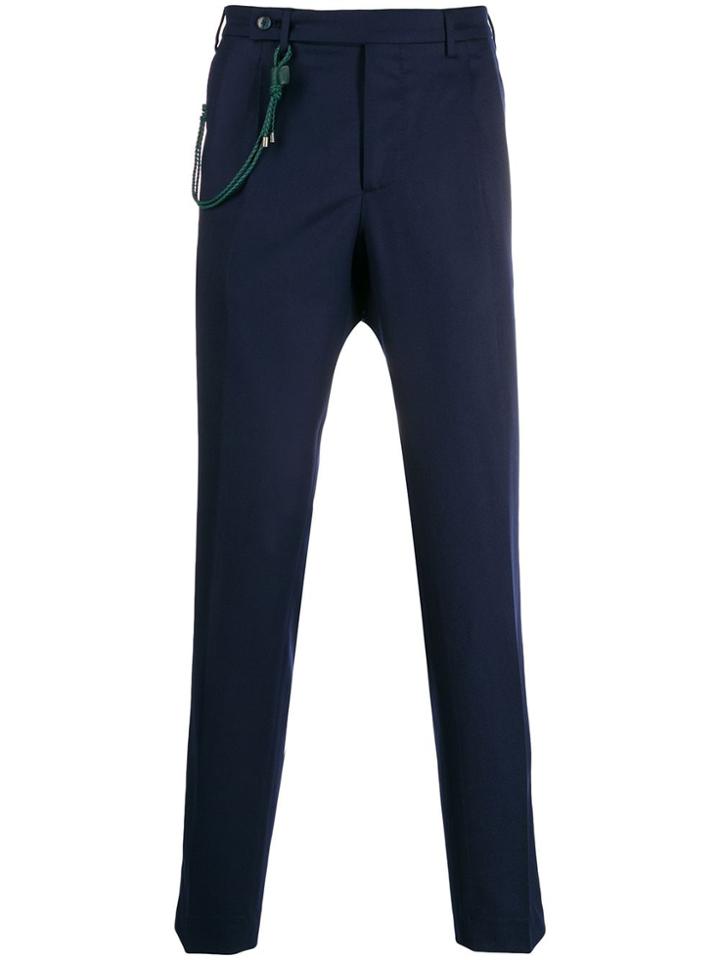 Berwich Raffi Tailored Trousers - Blue