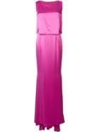 Zac Zac Posen 'morgan' Gown, Women's, Size: 14, Pink/purple, Polyester/triacetate