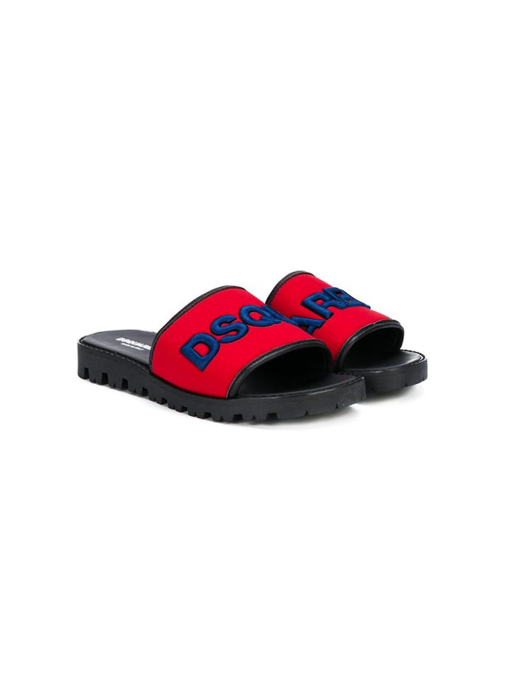 Dsquared2 Kids Logo Strap Sandals