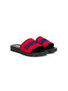 Dsquared2 Kids Logo Strap Sandals