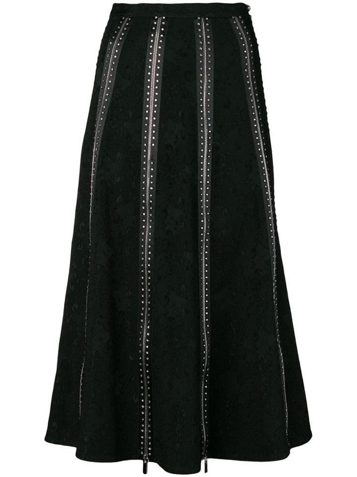 Christopher Kane Diamond Zip Skirt - Black