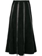 Christopher Kane Diamond Zip Skirt - Black