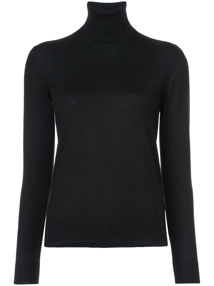 Ralph Lauren Collection Turtleneck Jumper - Black
