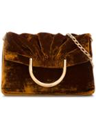 Stella Mccartney 'nina' Shoulder Bag, Women's, Brown, Silk/viscose/metal (other)