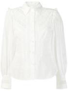 Zimmermann Lace Inserts Shirt - White