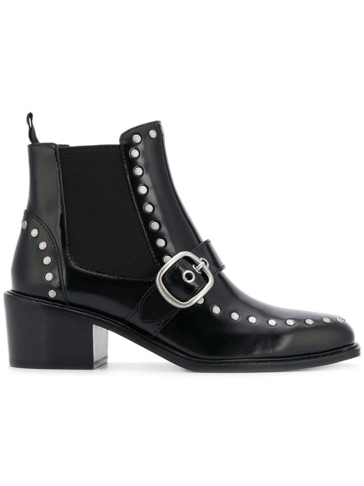 Coach Studded Chelsea Boots - Black