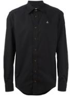 Vivienne Westwood Man Classic Shirt, Men's, Size: 46, Black, Cotton/spandex/elastane