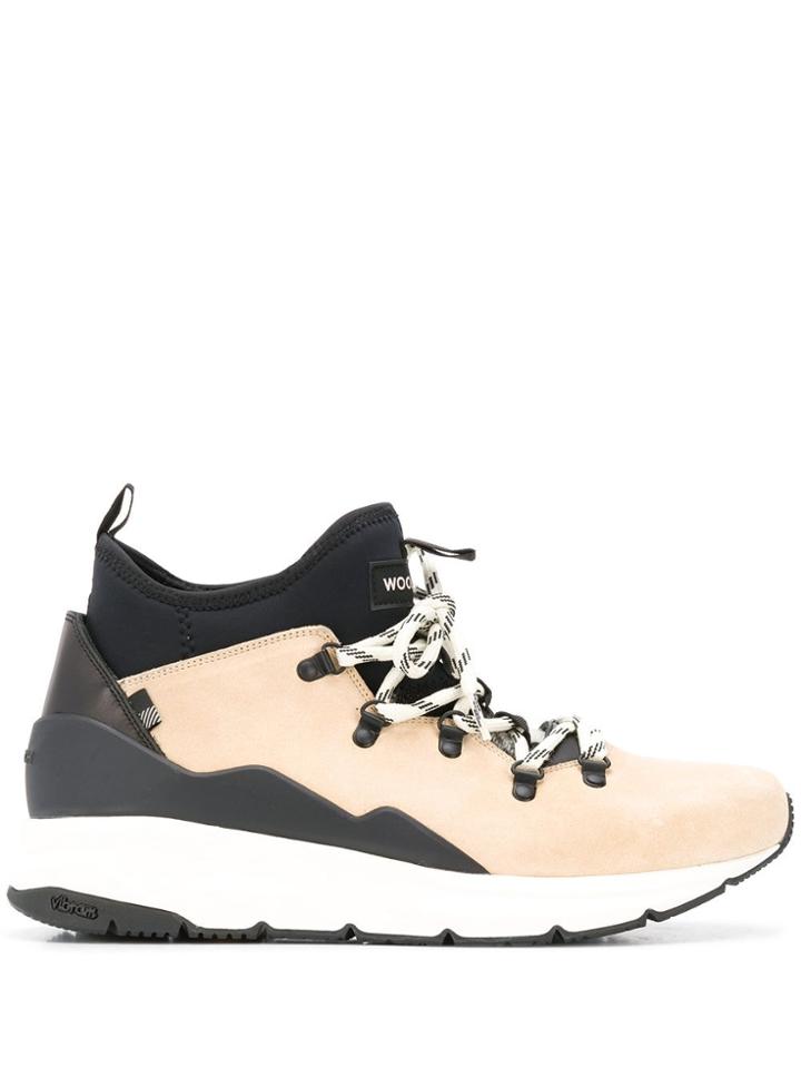Woolrich Lace Up Ankle Boots - Neutrals