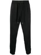 Dolce & Gabbana Elastic Waist Cropped Trousers - Black