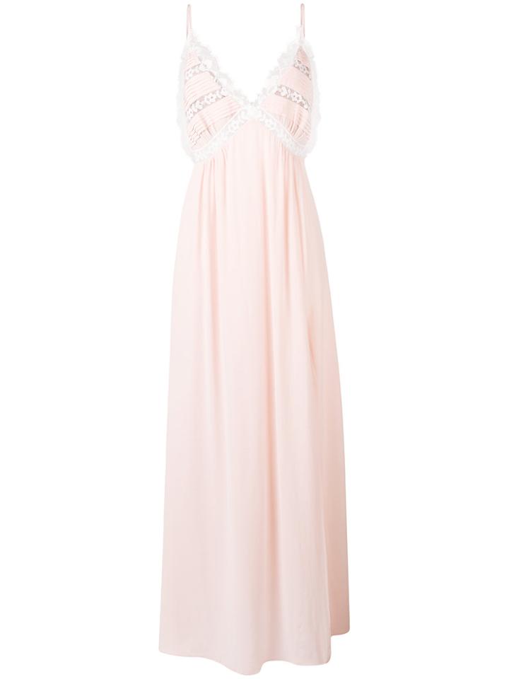 For Love And Lemons Lovebird Maxi Dress - Pink & Purple