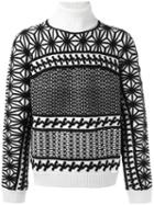 Dsquared2 Japanese Star Knit Jumper, Men's, Size: Large, Black, Wool/viscose/polyamide/cashmere