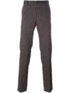 Etro Tailored Trousers, Men's, Size: 54, Brown, Cotton/spandex/elastane