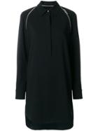 Alexander Wang Zip Trimmed Shirt Dress - Black
