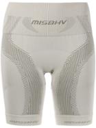 Misbhv Stretch Knit Cycling Shorts - Neutrals
