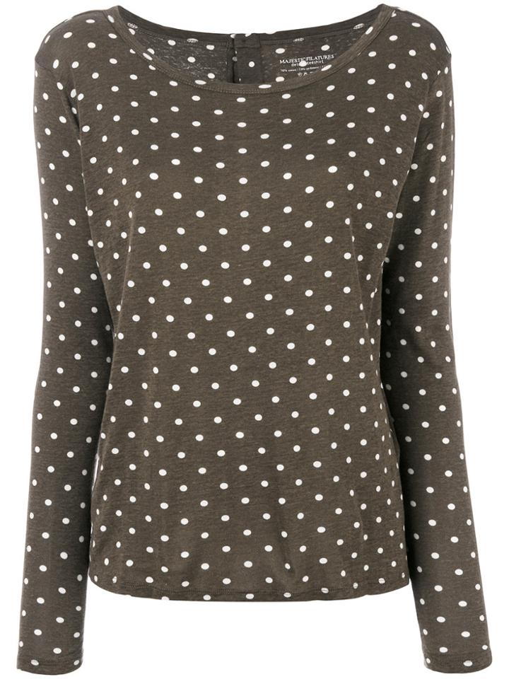 Majestic Filatures Polka Dot T-shirt - Green