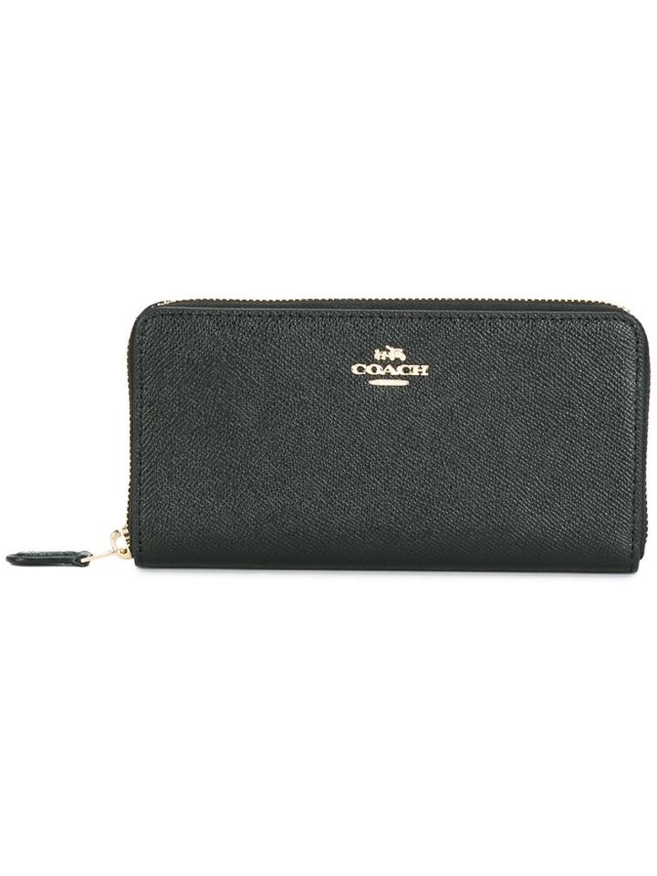 Coach According Zip Wallet - Black