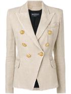 Balmain Button-embellished Blazer - Neutrals