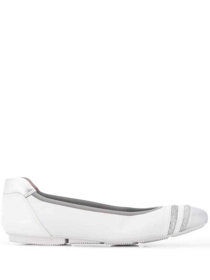 Hogan Classic Ballerinas - White