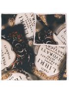Monica Sarti 'library' Scarf, Women's, Brown, Silk