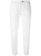 Woolrich - Slim Cropped Trousers - Women - Cotton - 27, White, Cotton