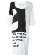 Rundholz Black Label Quote Print Midi Dress